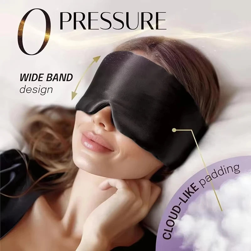 Silk Sleep Mask and Comfortable Eye Cover for Deep Sleep and Travel Relaxation - 7