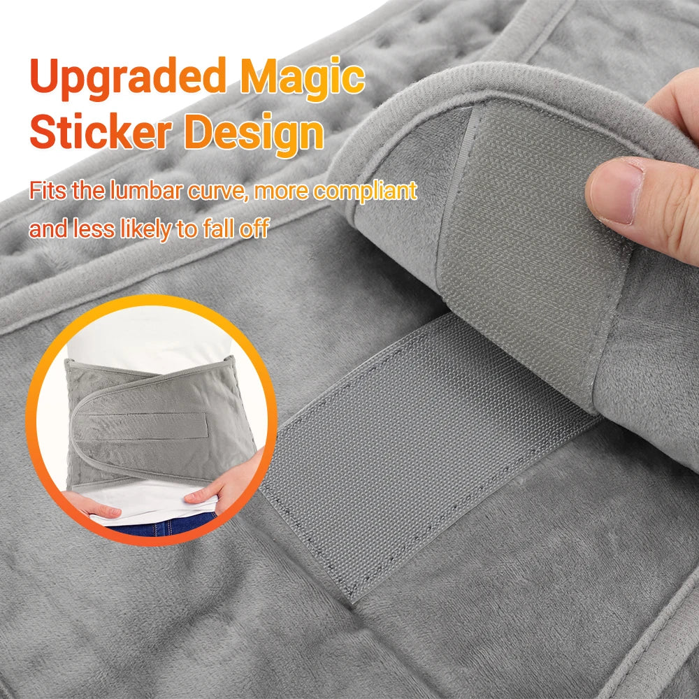 Heated Waist Belt and Electric Heating Wrap for Back Pain Relief at Home