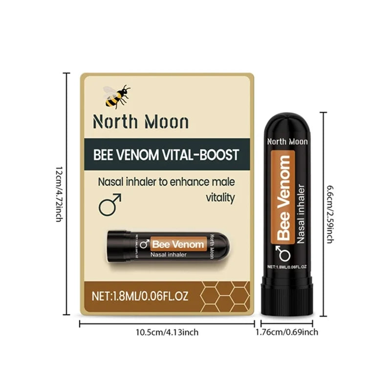 Bee Venom Nasal Inhaler and Vitality Support Stick for Daily Energy Boost