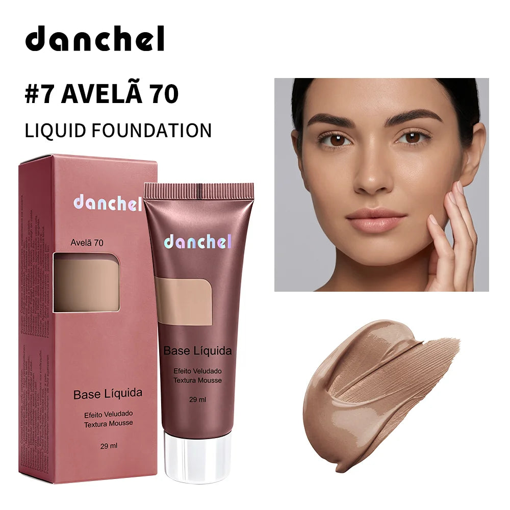 Liquid Foundation and Velvet Matte Makeup Base for Flawless Daily Face Coverage - 28