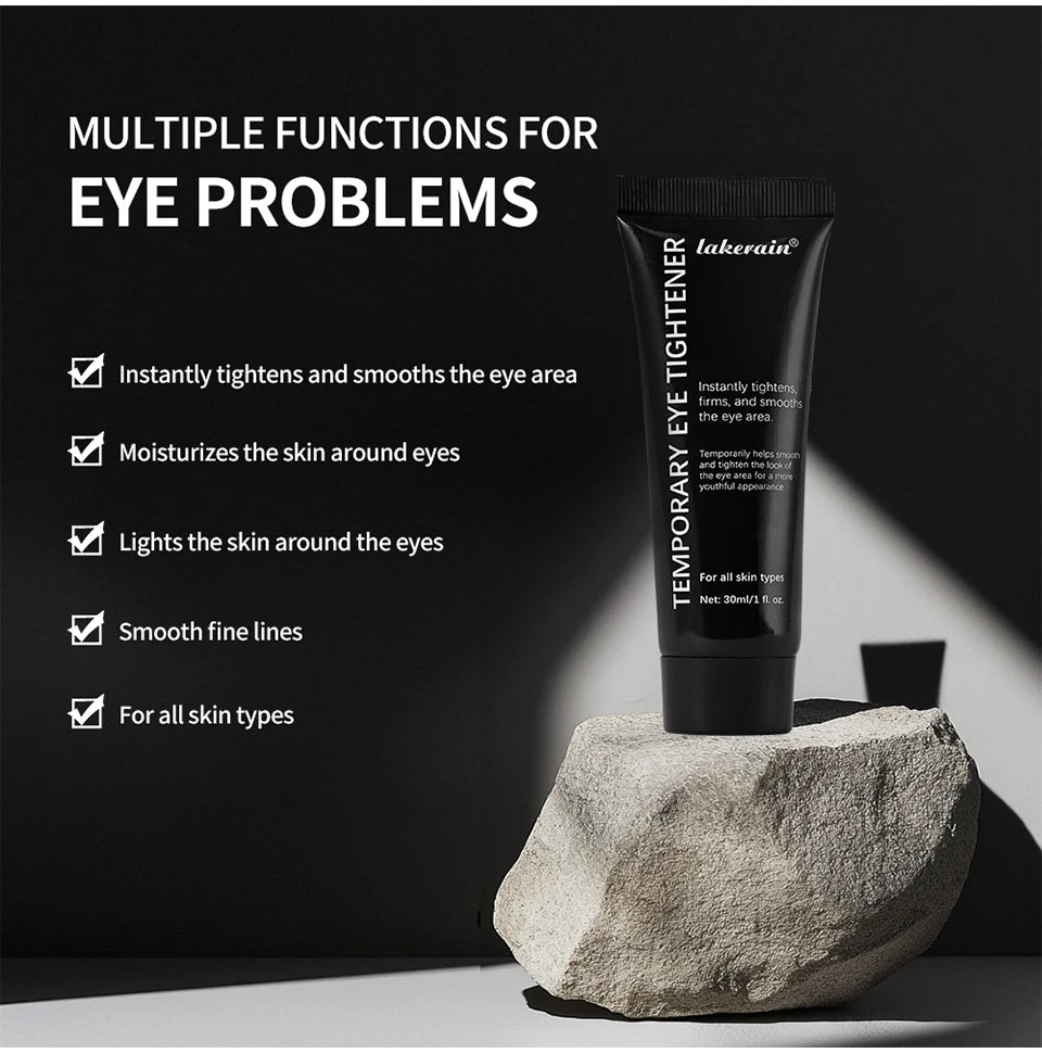 Temporary Eye Tightener and Anti Aging Cream for Instant Smoothing of Wrinkles