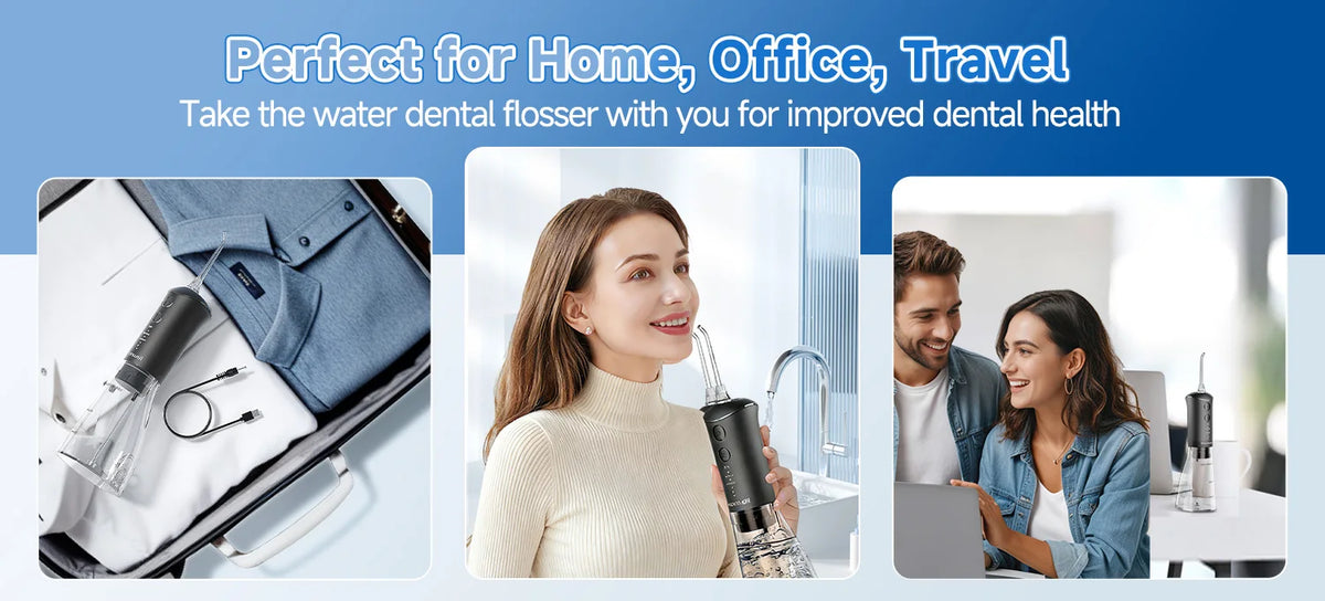 Water Flosser and Electric Toothbrush for Professional Daily Oral Hygiene