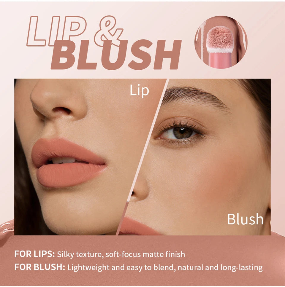 Cushion Silk Lip Cream and Matte Tint for Long Lasting Waterproof Makeup - 10