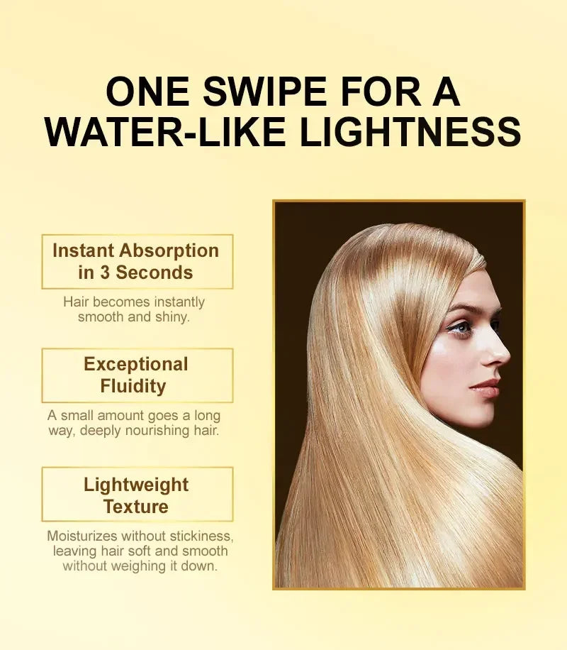 Morocco Hair Oil and Smoothing Serum for Dry Frizzy Hair Daily Repair Treatment