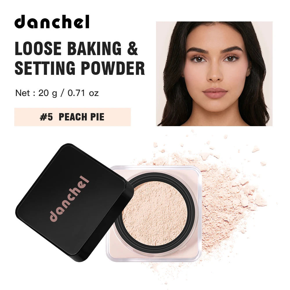 Loose Baking Setting Powder and Face Finishing Makeup for Long Lasting Matte Looks