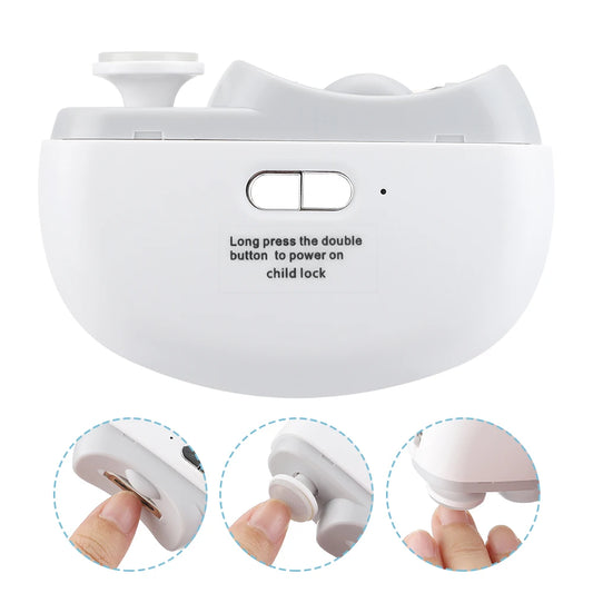 Electric Nail Clipper and Automatic Fingernail Trimmer for Seniors and Children