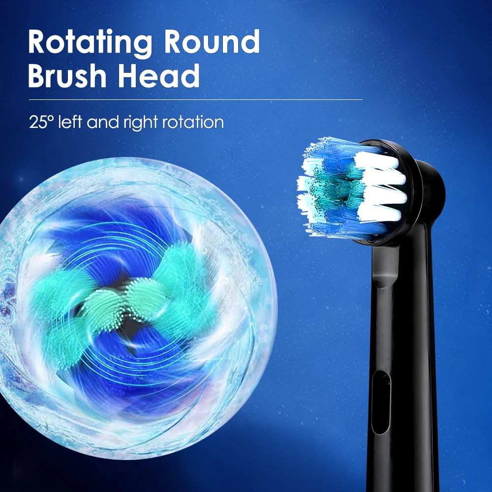 Rotating Electric Toothbrush and Rechargeable Rotary Brush for Oral Hygiene - 3