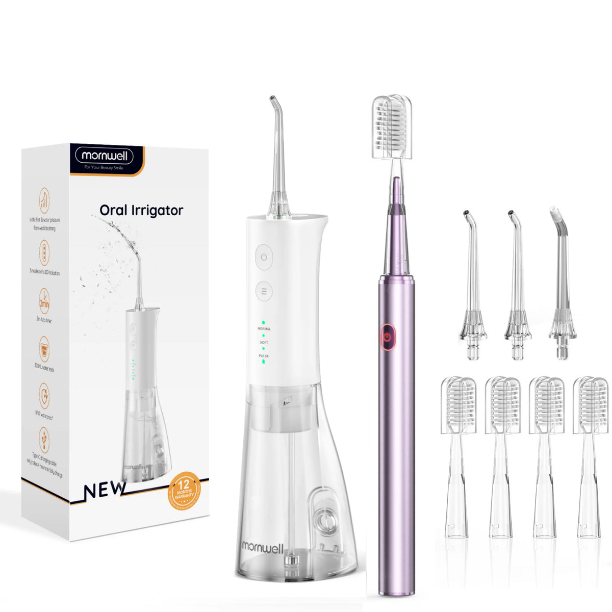 Water Flosser and Electric Toothbrush Combo for Complete Oral Care Routine
