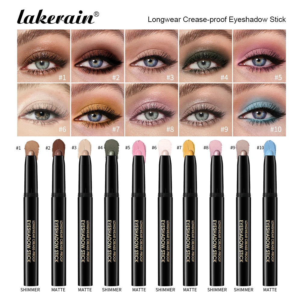 Eyeshadow Stick and Cream Makeup Pencil for Long Lasting Daily Eye Enhancement - 1