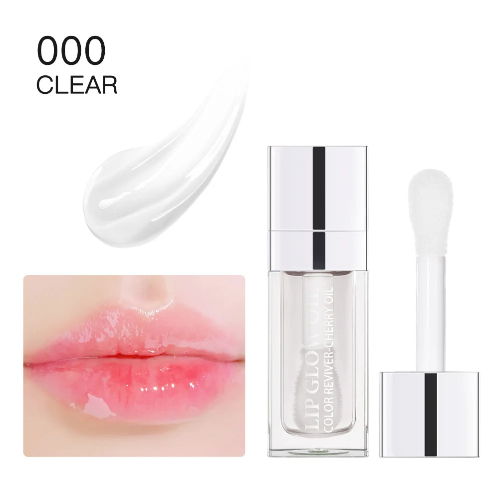 Lip Oil Plumping Lip Gloss and Hydrating Tinted Lip Glow for Daily Makeup Routines