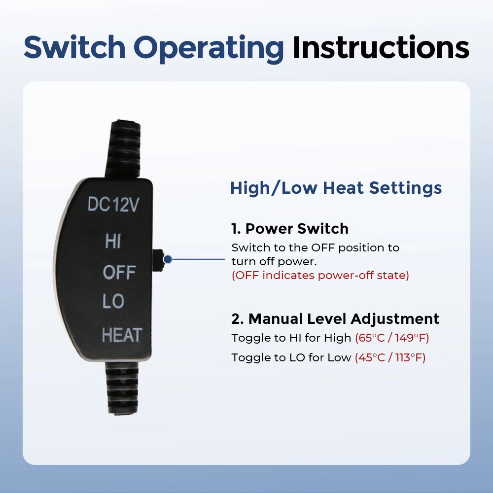 Heated Car Seat Cover and Thermal Cushion for Cold Winter Commuting Drivers