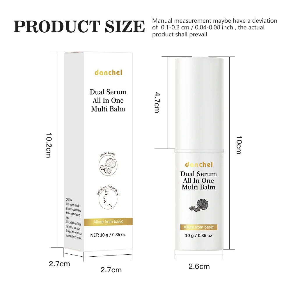 Multi Balm Stick and Moisturizing Serum for Instant Dry Skin Relief - 15