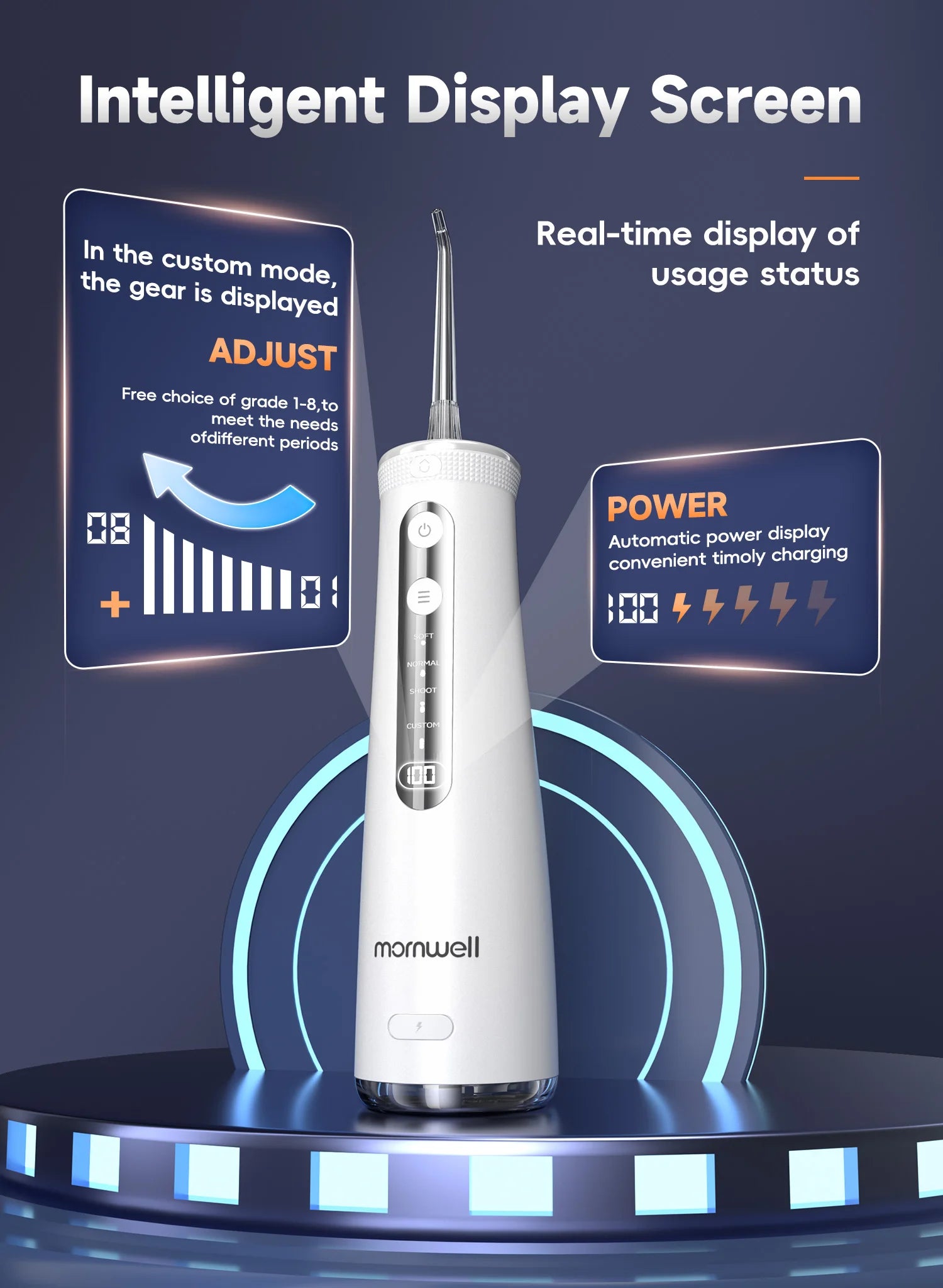 Electric Oral Irrigator and Water Flosser for Daily Dental Teeth Cleaning - 8