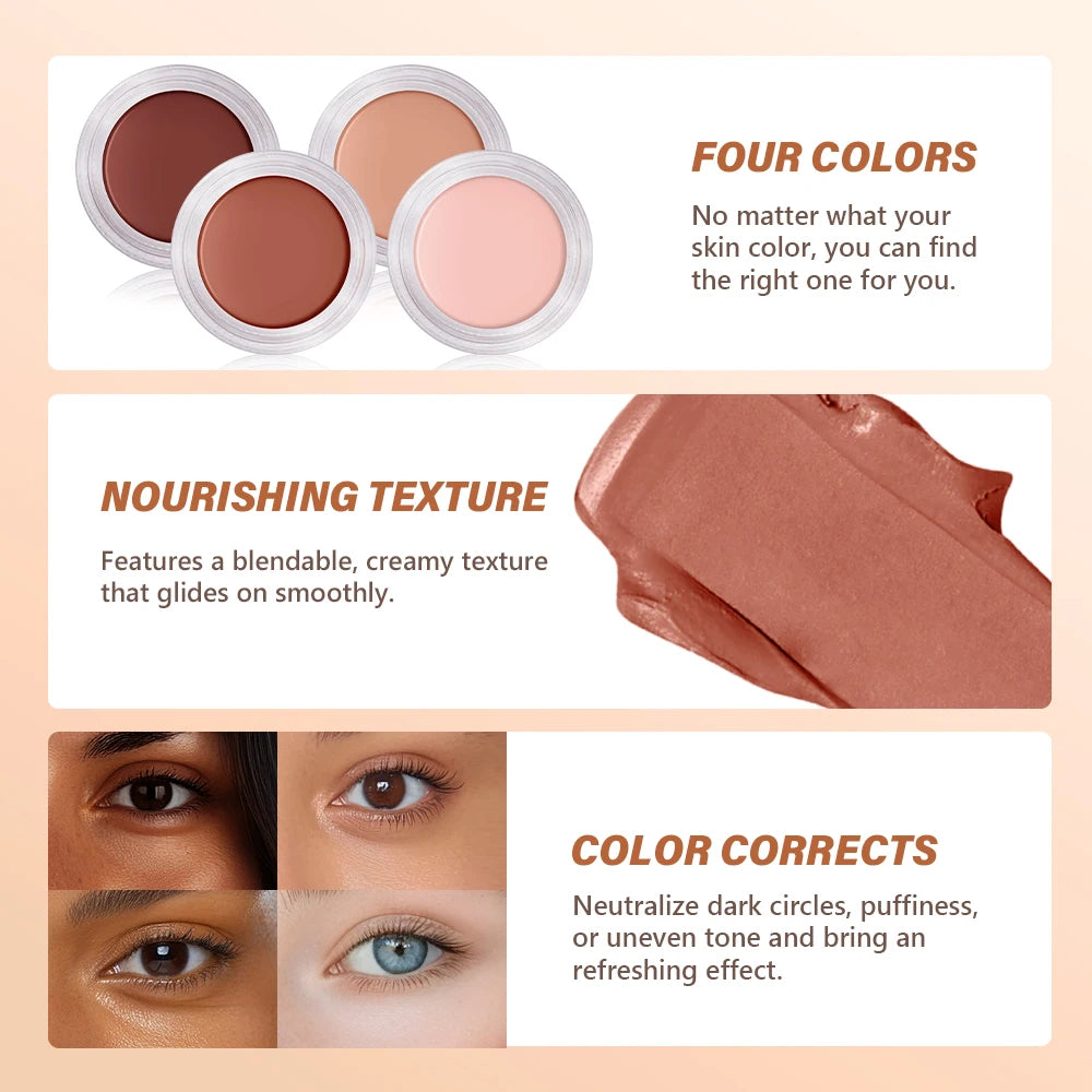 Under Eye Brightener and Dark Circle Concealer for Natural Daily Makeup Looks - 3