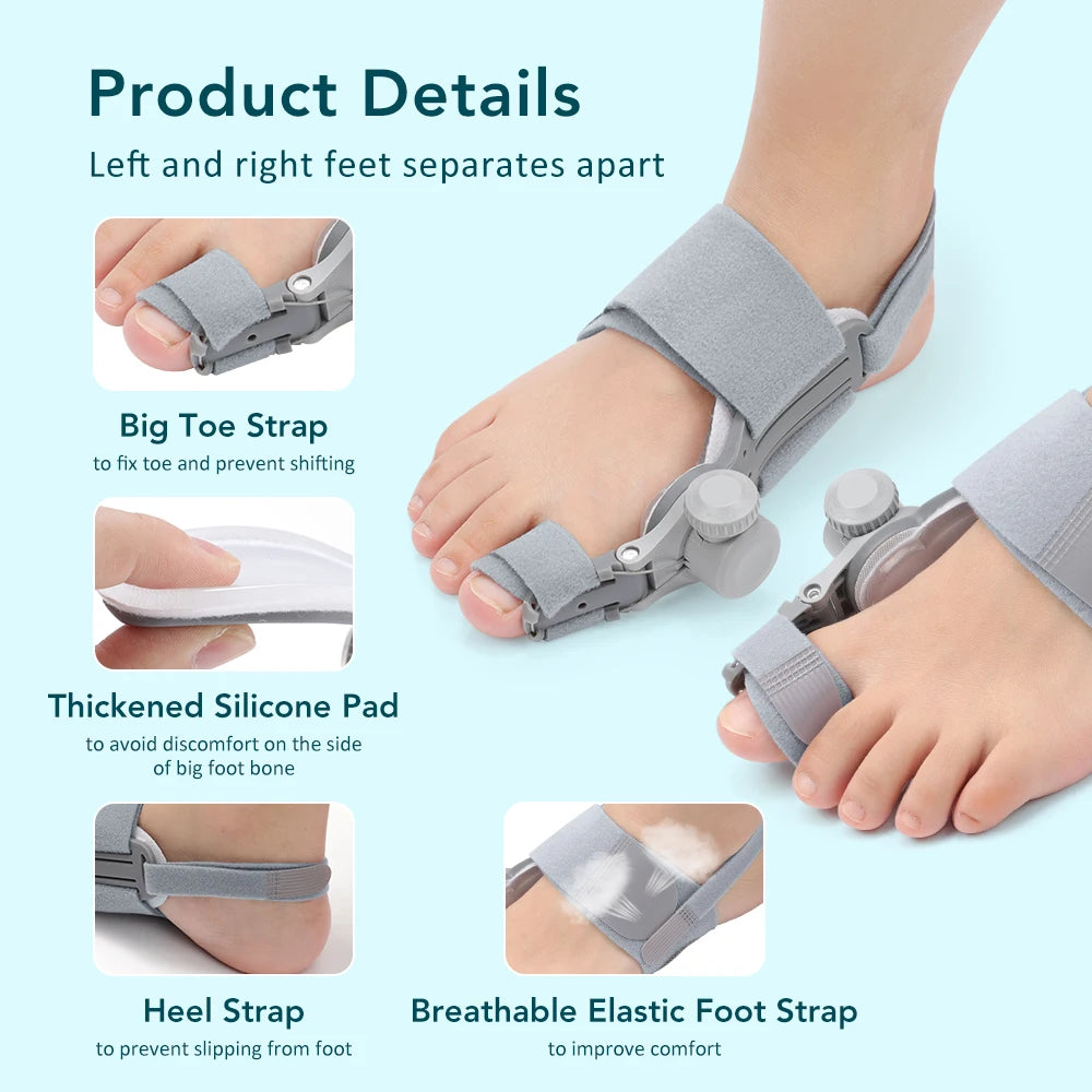 Toe Valgus Corrector and Bunion Splint for Painless Foot Alignment and Comfort - 17