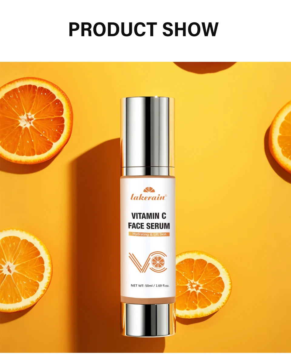 Vitamin C Face Serum and Hydrating Skin Essence for Radiant Youthful Complexion