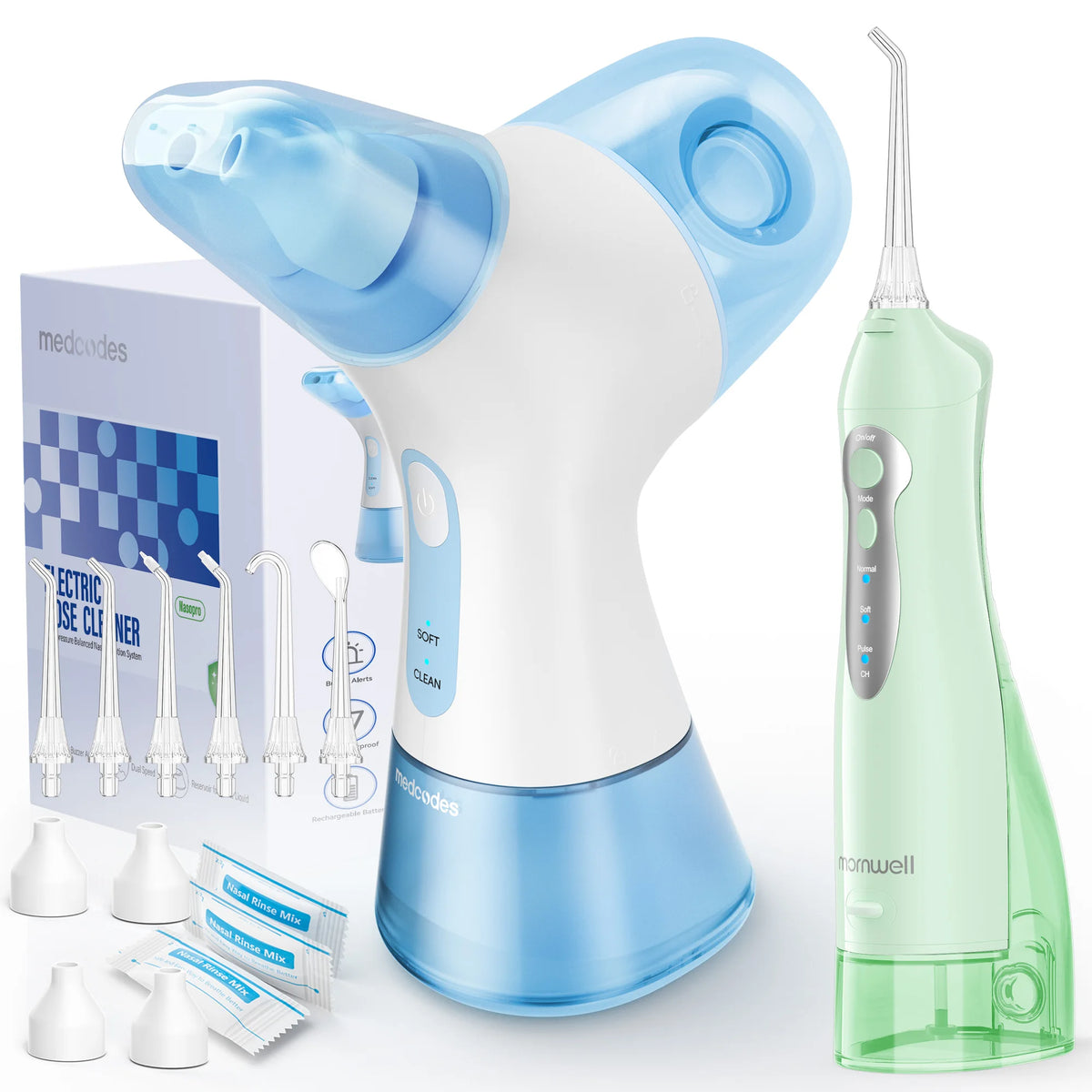 Nasal Rinse Irrigation and Sinus Wash Machine for Relieving Nasal Congestion