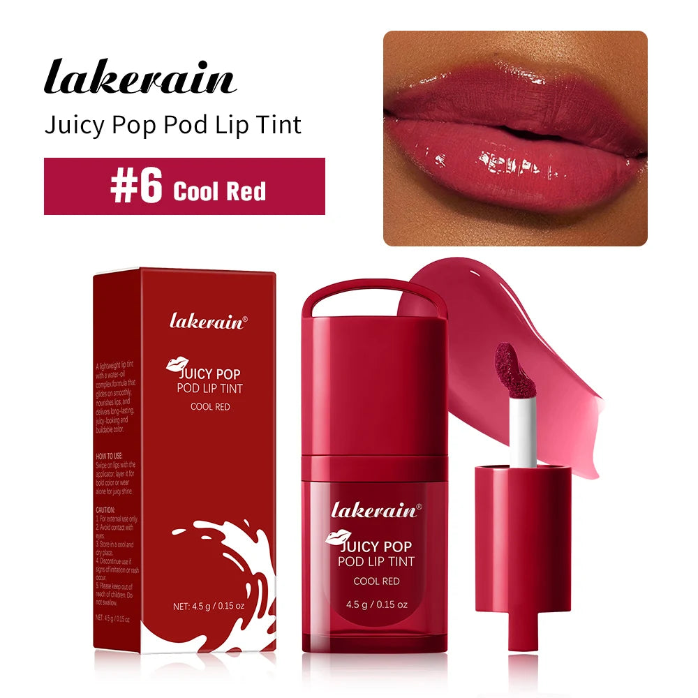 Juicy Pop Pod Lip Tint and Moisturizing Gloss for Daily Hydrating Makeup