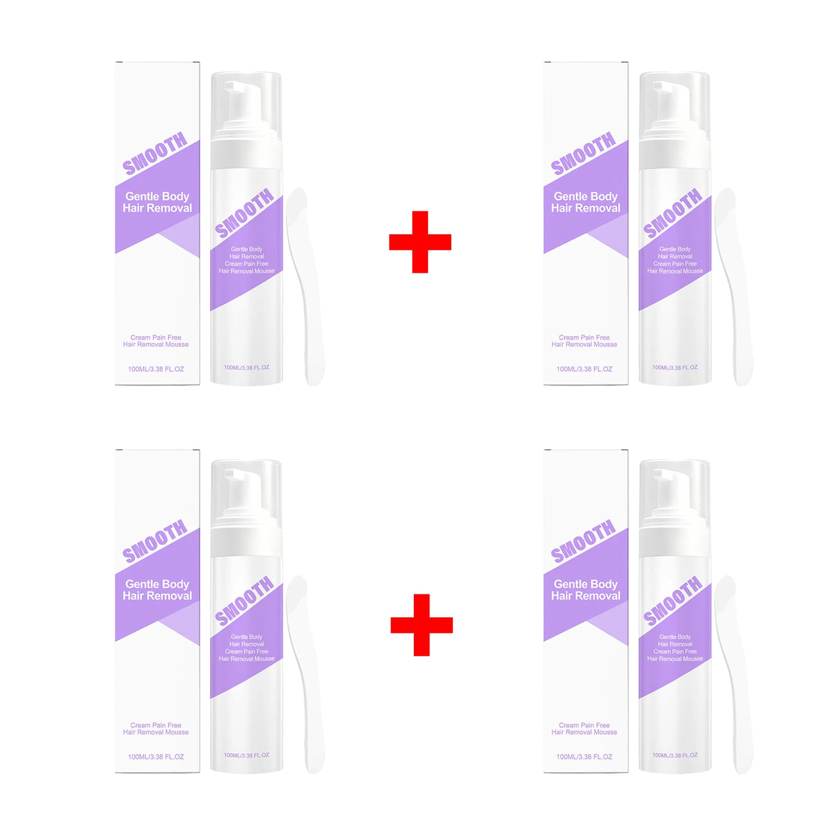 Hair Removal Mousse and Depilatory Foam for Painless Body Hair Maintenance