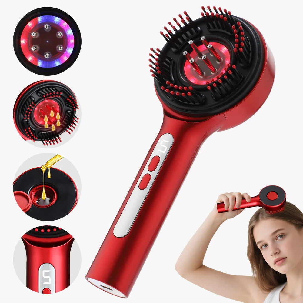 Electric Scalp Massager and Hair Growth Comb for Daily Scalp Care Relaxation - 1