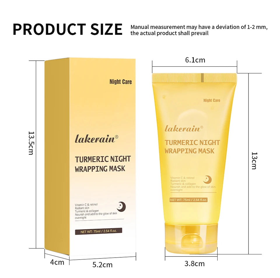 Turmeric Peel Off Mask and Collagen Sleeping Pack for Nightly Facial Radiance - 15