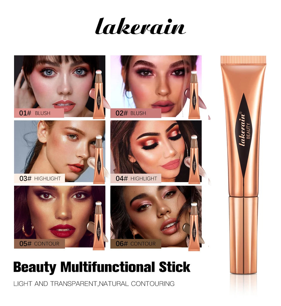 Liquid Face Bronzer and Makeup Contouring Wand for Daily Beauty Routines - 7