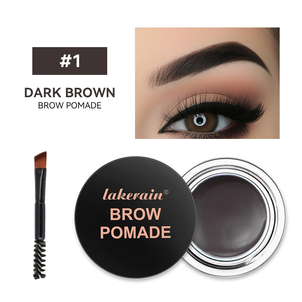 Brow Pomade and Eyebrow Enhancer Gel for Long Lasting Natural Looking Makeup