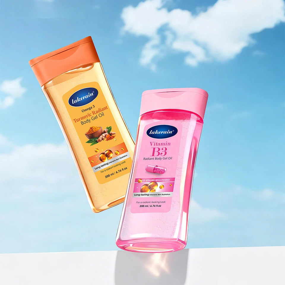 Radiant Body Gel Oil and Moisturizing Skin Treatment for Daily Glowing Hydration