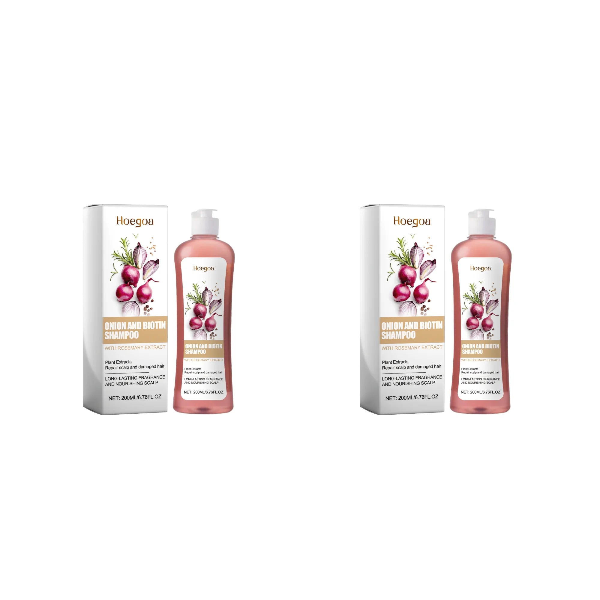 Onion and Biotin Shampoo and Hair Repair Cleanser for Damaged Hair Scalp Care - 11