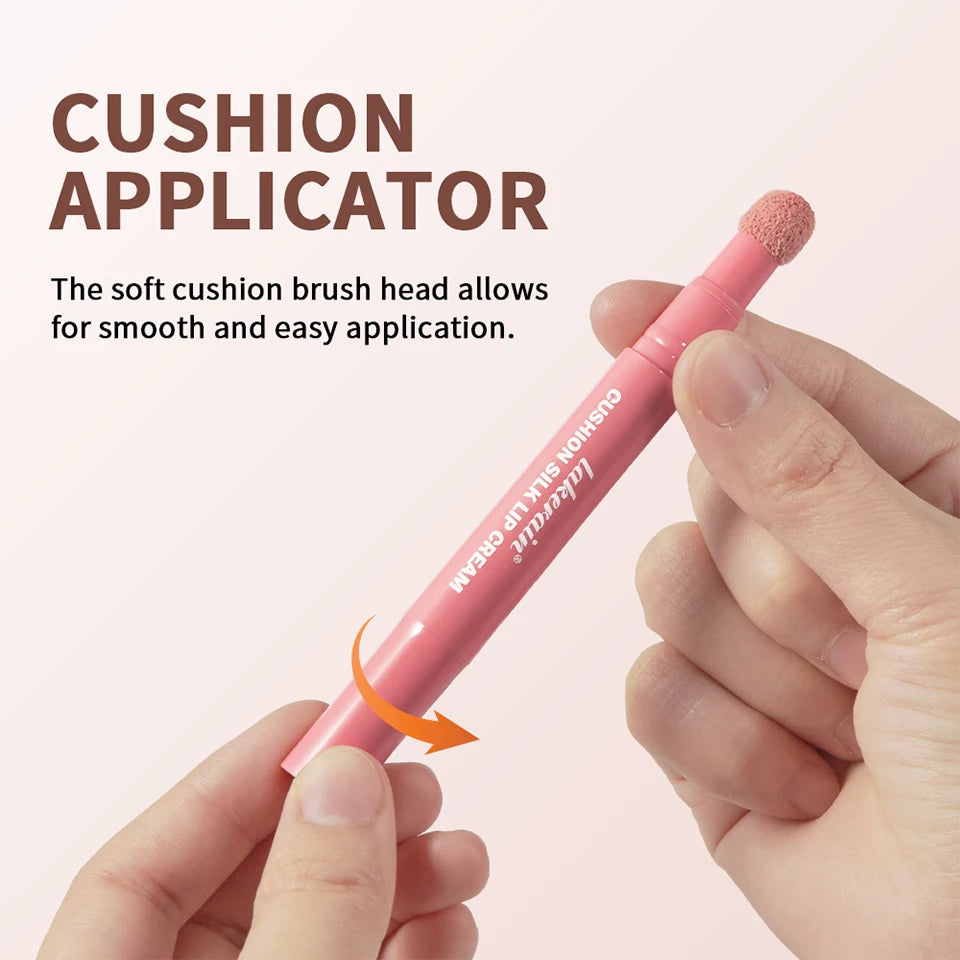 Cushion Silk Lip Cream and Matte Tint for Long Lasting Everyday Makeup Looks