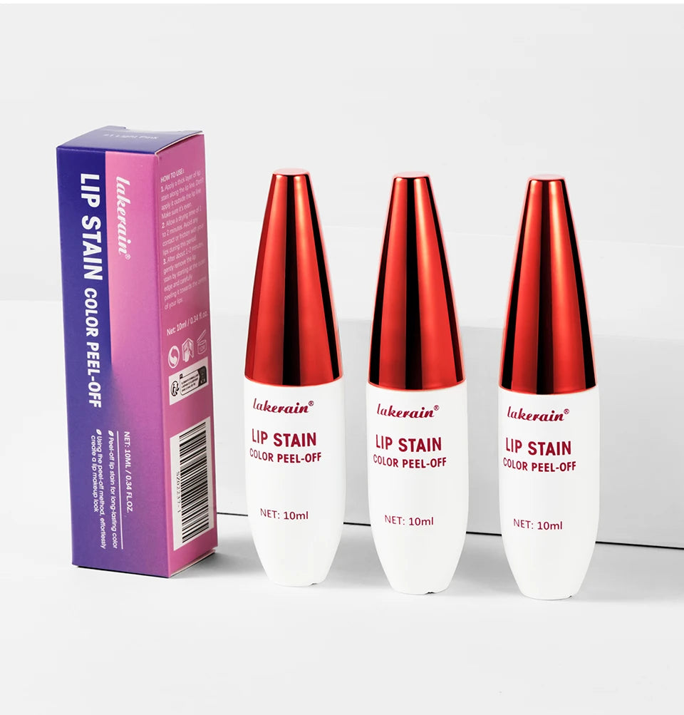 Peel off Lip Gloss and Long Lasting Lip Stain for Daily Makeup and Bold Looks