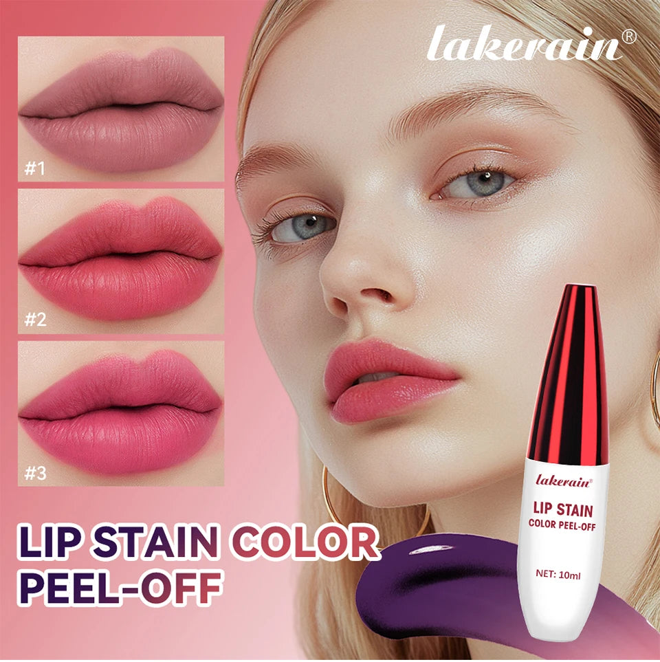 Peel off Lip Gloss and Long Lasting Lip Stain for Daily Makeup and Bold Looks