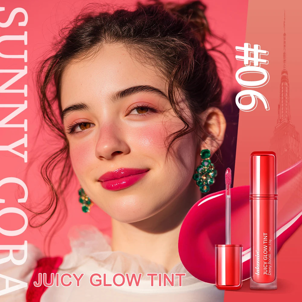 Mirror Lip Glow Tint and Juicy Lip Gloss for Long Lasting Hydration and Shine - 7