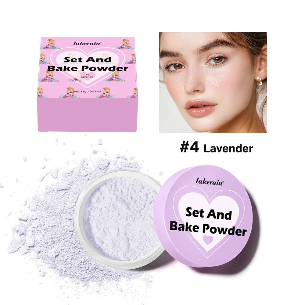 Set and Bake Powder and Oil Control Face Makeup for All Day Matte Finish - 19