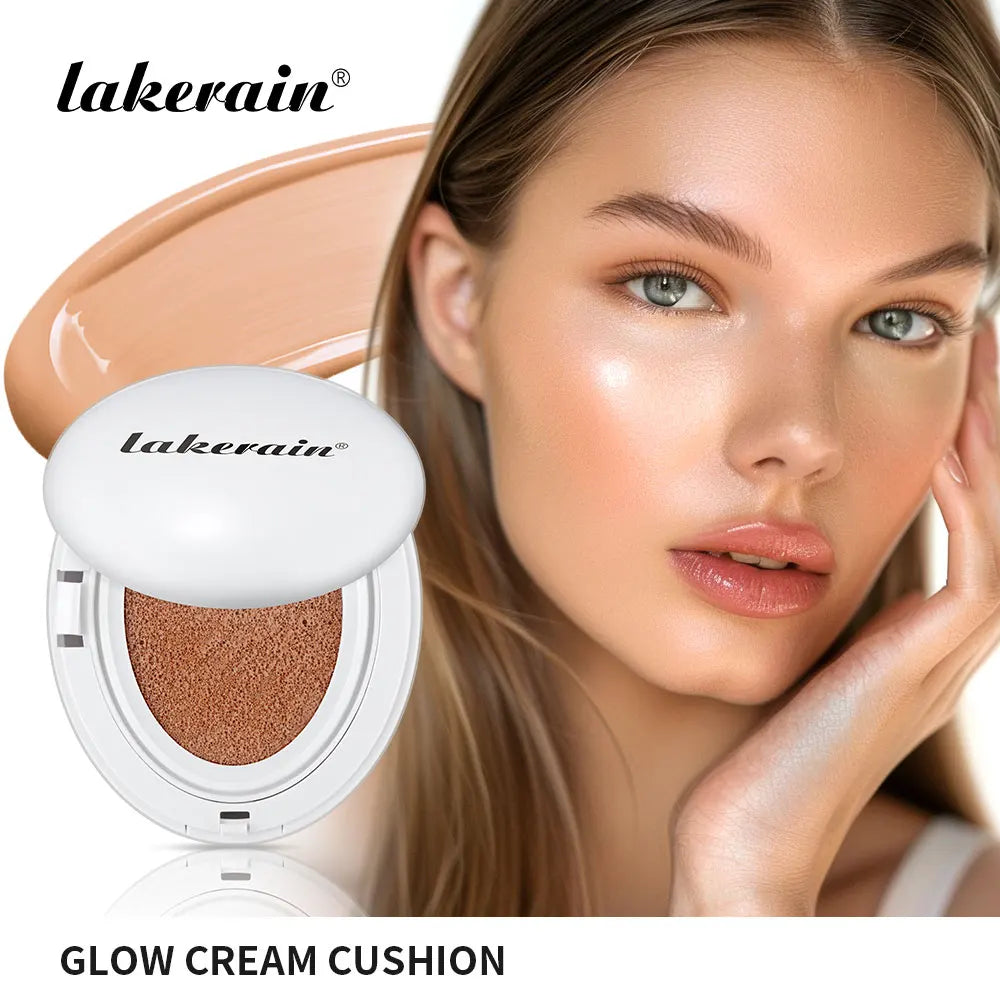 Cream Cushion Foundation and Dewy Glow Makeup for a Natural Hydrated Complexion - 1