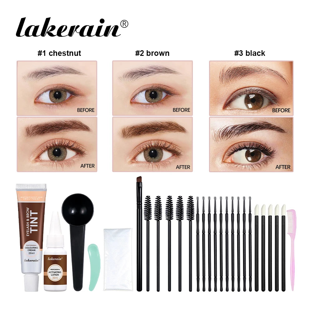 Eyelash and Brow Tint Kit for Natural Looking Eyebrows and Defined Eye Lashes - 2