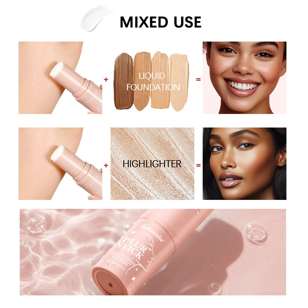 Blur Stick and Pore Minimizer Primer for Flawless Makeup and Daily Skin Prep