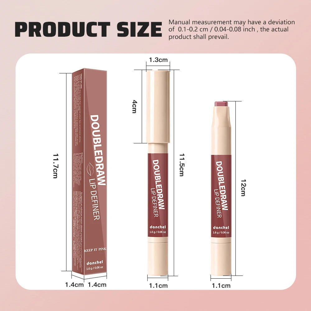 Lip Contour Liner and Lip Gloss Stick for Defined Long Lasting Matte Finish - 15