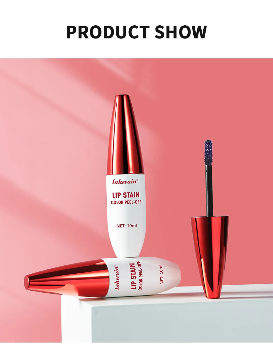 Peel off Lip Gloss and Long Lasting Lip Stain for Daily Makeup and Bold Looks