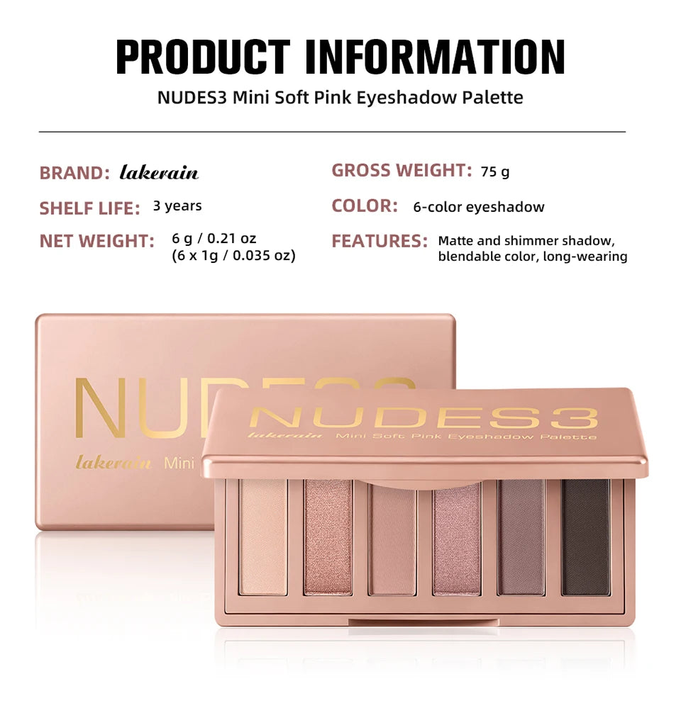 Eyeshadow Palette and Makeup Kit for Daily Natural Looks and Evening Glamour