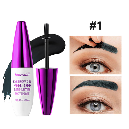 Eyebrow Peel Off Gel and Tint Makeup for Natural Looking Defined Brows