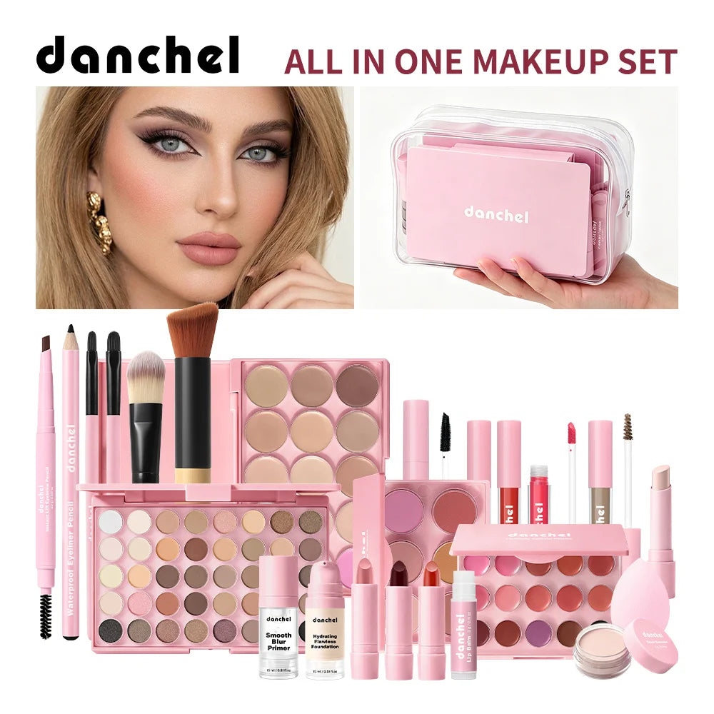 All in One Makeup Kit and Complete Beauty Set for Beginners and Travel Enthusiasts - 22