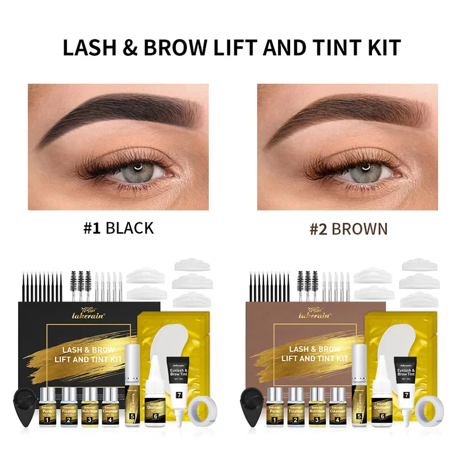 Lash Lift and Brow Tinting Kit and Eyelash Perm Set for Professional Salon Use - 8