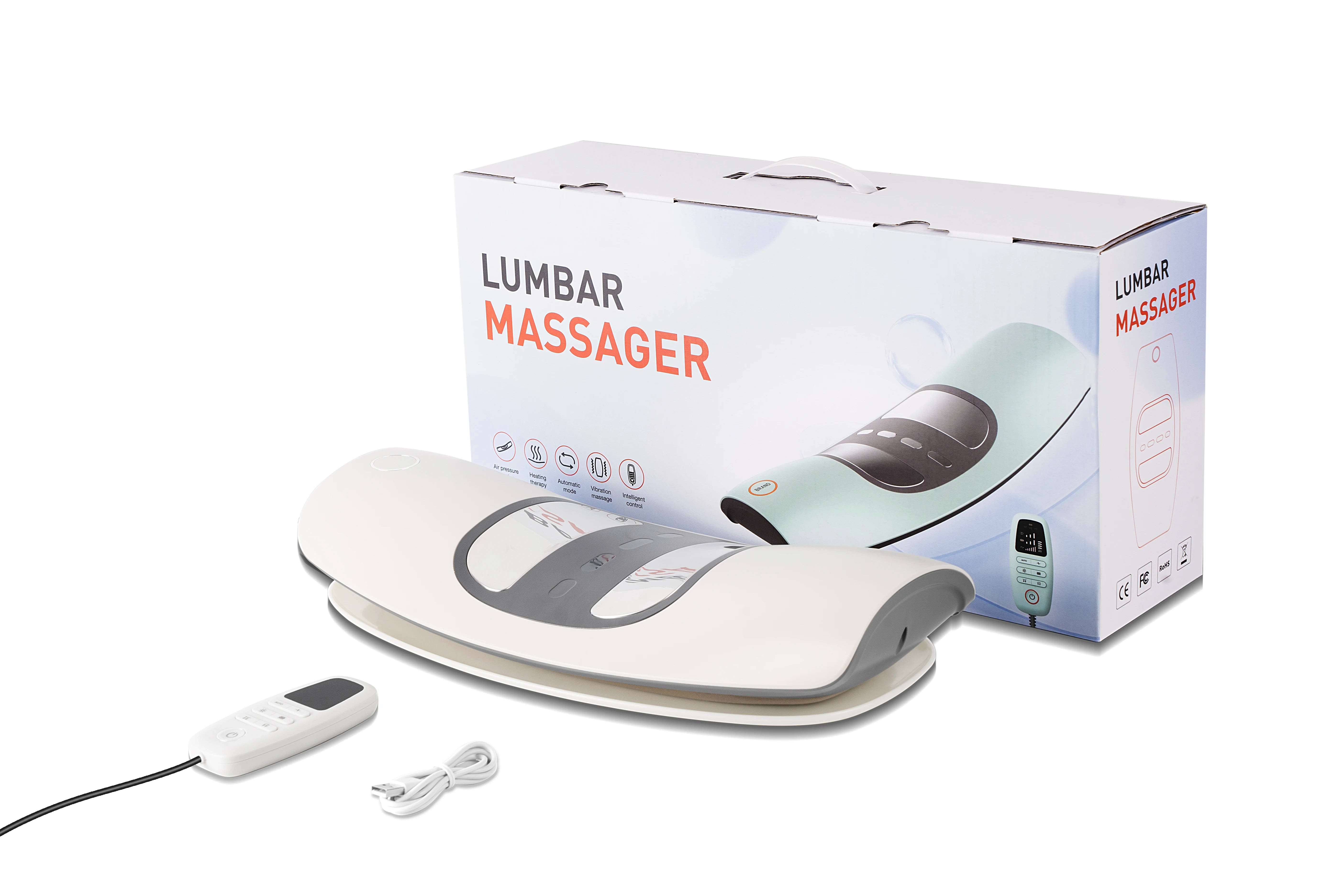 Electric Lumbar Traction Massager and Back Stretcher for Daily Relief at Home - 15