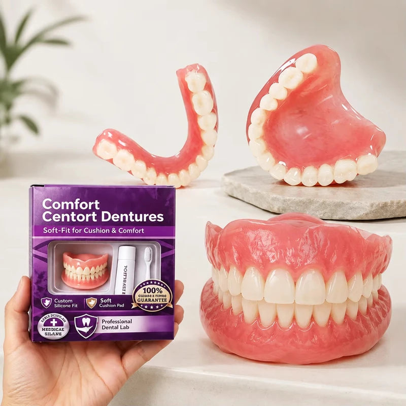 Silicone Dentures and False Teeth for Instant Smile Enhancement for Daily Comfort