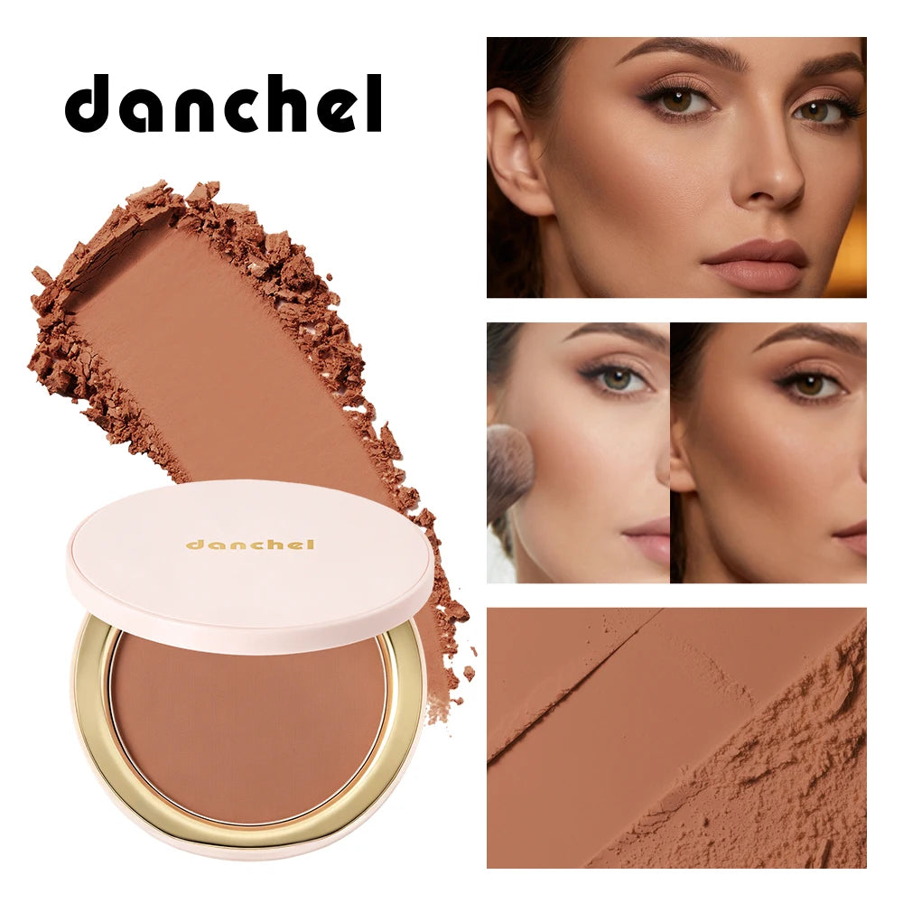 Warm Radiance Matte Bronzer and Face Contour Powder for Natural Makeup Looks