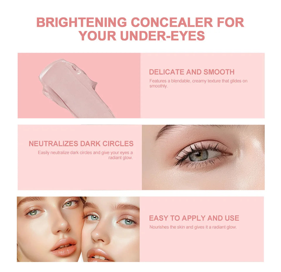 Under Eye Brightener and Dark Circle Corrector for Fresh Radiant Makeup Look - 9