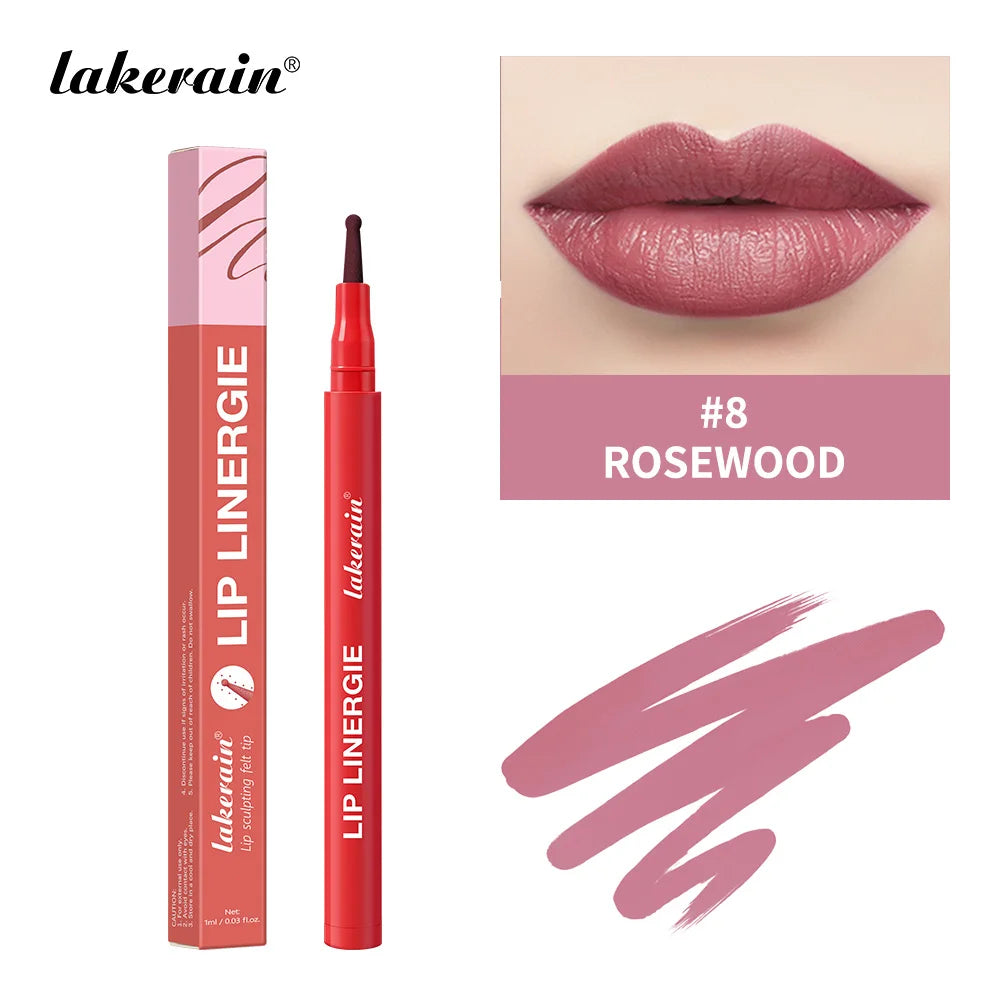 Lip Liner Stain and Waterproof Lip Contour Pen for Precise Long Lasting Makeup - 36