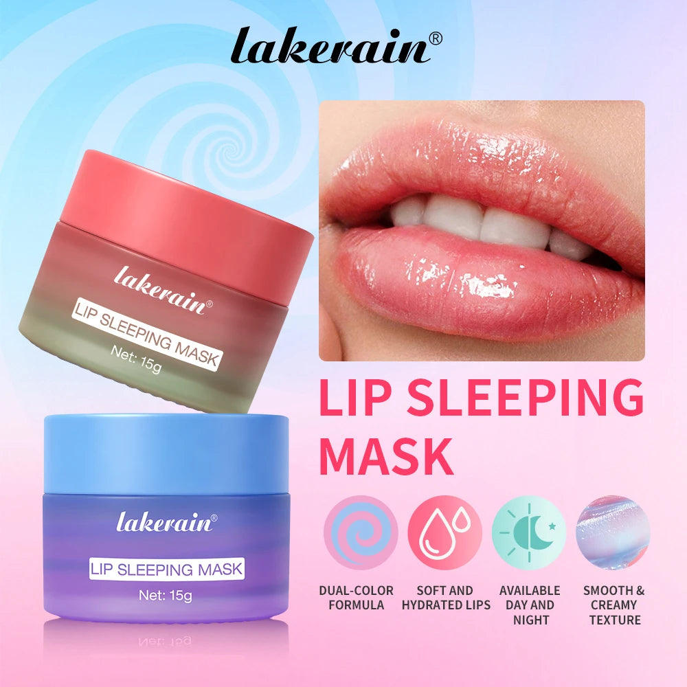 Lip Sleeping Mask and Hydrating Lip Balm for Dry Cracked Lips Overnight Repair - 1