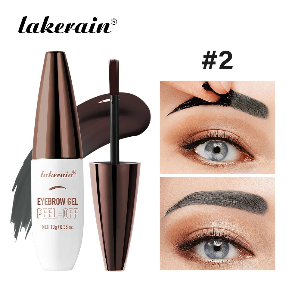 Peel off Eyebrow Gel and Temporary Brow Tint for Long Lasting Defined Brows